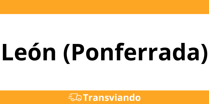 Teléfono delegación Transaher León (Ponferrada)